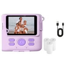 Interactive Kids Photography Camera Toy Instantly Printing Design Digital Camera Purple