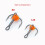 3Pcs Sharply Glowing Hooks Mimicking Fish Eggs For Effective Ice Angling S 10