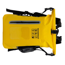 Hard PVC Covered Top Box Preserves Belongings Dry During Water Play And Outings Yellow