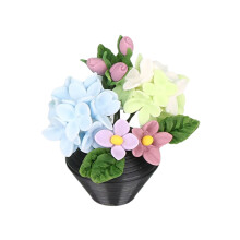 Realistic Miniature Potted Flower Figurine For Doll House Landscape Decoration 6