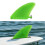 Surfs Training Board Rudder Soft Replacement Tail Rudder Quick Mount Screw Orange 3
