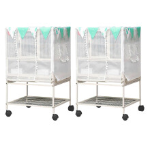 2PCS Practical Cage Edges Liners Bird Cage Splash Guard Cage Side Urine Barrier Protective Liners Cage Accessories