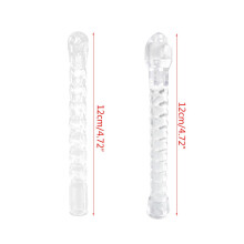5 Pcs Bidet Cleaning Flusher Bottle Nozzle Tip Safe Flexible Comfort Vaginal Douche Enema Attachment Body Washing Parts white 12cm