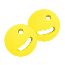 2Pieces Swimming Training Float Set Ergonomic Design For Balance And Leg Kick Yellow