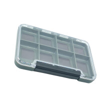 Heavy Type Watertight Fishing Gear Box Waterproof Fly Fishing Baits Box 8 squares