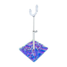 Adjustable Height Doll Stand With Wavy Base For Stable Action Figure Display Colorful