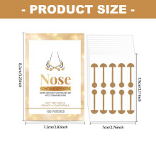 100pcs Discreet Nose Shaping Patches Lifting Nose Strips Natural Nose Bridge
