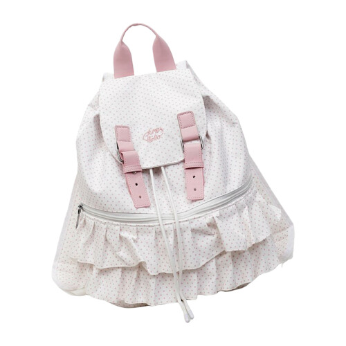 Modern Backpack Large Capacity Book Bag Daypack for Easy Outfit Coordination White
