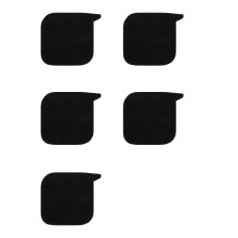 5Pcs Natural Feel Cosmetic Removal Towels Thorough Clean Waterproof Mascara Black