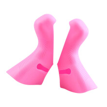 Weatherproofed Brake Hoods for Various Condition Bike Shifts Protecting Pink