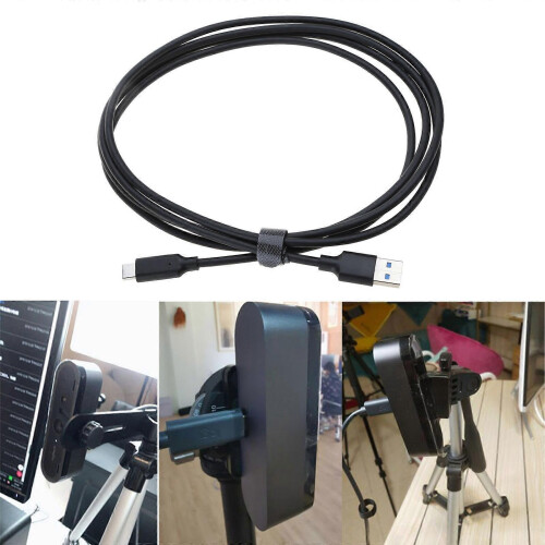 Replacement Durable Camera Cable Lines for  BRIO C1000e Webcam Camera Accessories  Black