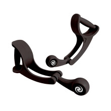 Black And Pink Handheld Fitness Tools For Efficient Muscle Building Black