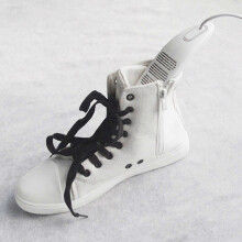 Portable Boot Dryer with Timer Electric Shoe Dryer Deodorizer Quick Drying Foot Warmer for Rainy Seasons Winter Travel White Color