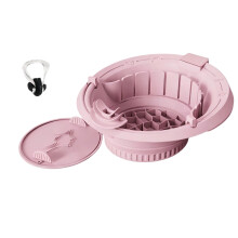 Gentle Flexible Face Basin For Delicate Skin With Enhanced Cooling Pink