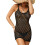 Quick Drying Polyester Texture Practical Styling for Beach Vacation Attires Black S 1