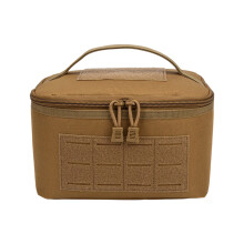 Water Resistant 600D Nylon Adventure Case Pouch For Wilderness excursions Khaki