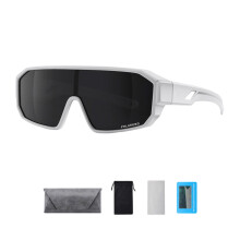 Oversized Driving Glasses Cycling Glasses Sports Sunglasses Road White polarized lenses