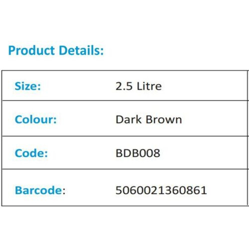2.5L Bitumen Emulsion Rubber Latex Liquid DPM DPC Damp Proof Proofing Paint 1