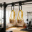 Multipurpose Wood Climbing Equipment for Strength and Endurances Workouts 2 sets 6