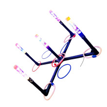 LED Glowing Rings Toss Set Family Game Backyard Fun Encourages five claws translucent