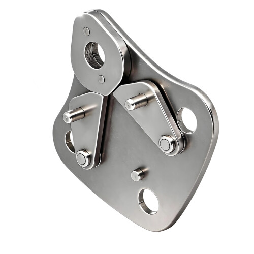 Innovative Continuous Plate Rock Climbing Safety Device for Climbing