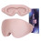 Adjustable Rope 3D Eye Mask Memory Foam Filling Blocks Light Completely Pink 1