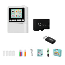 Portable Children Digital Camera With Lightweight Body And Simple Operation White