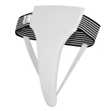 Multifunctional PU Plastic Protective Cup for Martial Art Training and Female crotch S