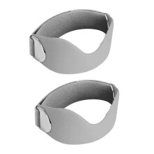 TPE Sports Knee Brace with Adjustable Strap for Running Basketball Gray silver buckle