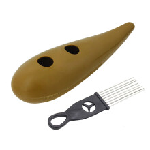Safe ABS Scrape Tube Percussion Toy Stimulates Childrens hollow brush With scraper