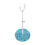 Tooless Assembly Doll Stand With Support System ABS Lightweight Design Transparent green 1
