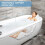 Full Body Bath Pillow Quick Drying High Elasticity Bathtub Cushion Hanging 7
