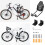 Bicycles Wall Rack Vertical Space Saving Wall Mounts Bike Storage for Road Bikes 9