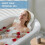 Full Body Bath Pillow Quick Drying High Elasticity Bathtub Cushion Hanging 8