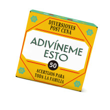 50Pcs Spanish Learning Game Cards Compacts Size Perfect for Travel and Camping Yellow
