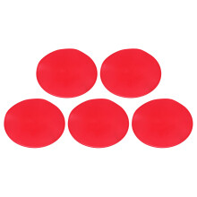 5Pcs Colorful Speed Training Discs Nonslip Agility Marker Discs For Soccer Red