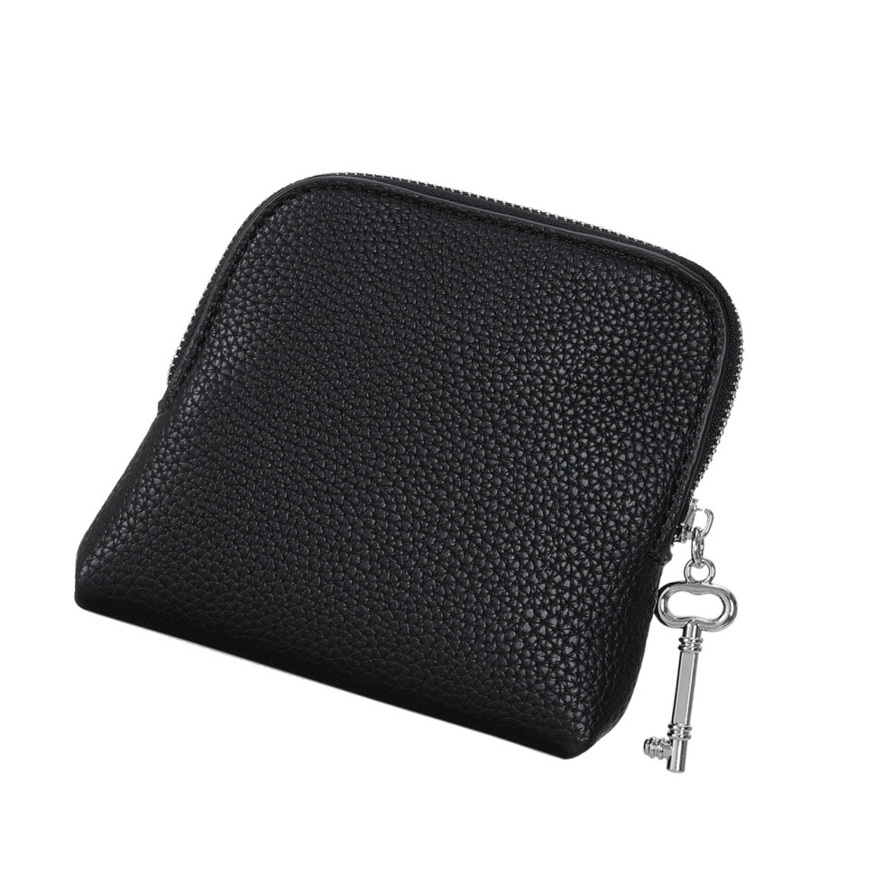 Black Stylish Portable Cosmetic Pouches With Multiple Compartments For Accessories
