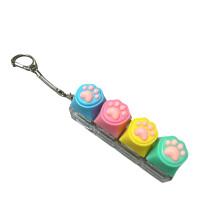 Adorable Puss Foot Keycap Switches Tester Silicone Sensory Toy For Office Home L