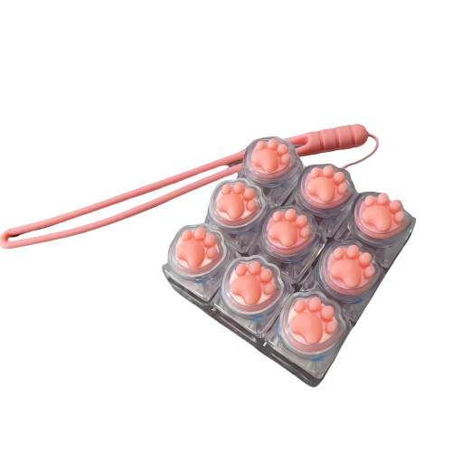 Comfortable Silicone Key Button Squeeze Toy Keyboard Keycap Switches Tester R