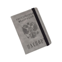 Passports Holder Passort Travel Wallet Card Organizer Passports Case Card Holder Gray