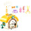 Educational Pull Along Animal Room Toy with Working Remote Suitable for Ages 3+ YD 1