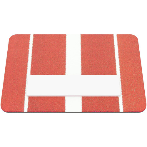 Hard Slip Resistant Softball Training Mat 60x91cm For Different Experience Red