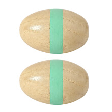 Wood Egg Shakers Wood Musical Percussion Tool With Crisp Sound For Performances
