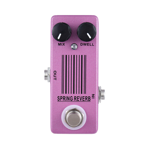Practical Pink Guitar Effects Processor with Adjustable Mix and Settings