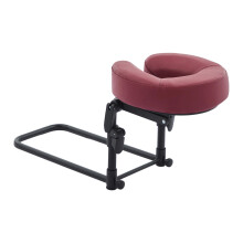 Adjustable Bedside Massage Pillow Support Stand For Face And Body Caring Claret