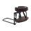 Ergonomic Memory Foam Massage Headrest With Locking Mechanism For  Coffee color with 1