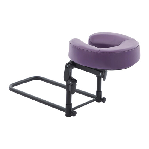 Comfortable Memory Foam Massage Headrest Pillow 180 Degres Tilting Function Purple