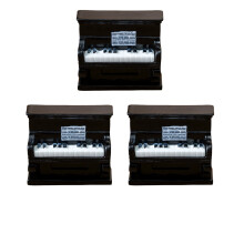 Set of 3pcs Miniature Plastic Piano Guitar Models For Gift Giving And Collecting 4