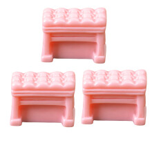 3pcs Small Resin Piano Guitar Pipa Figurines For Doll Room Miniature Collection 8