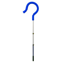 Multiuse Ball Exercise Device highlighting Unique Hook Design Black